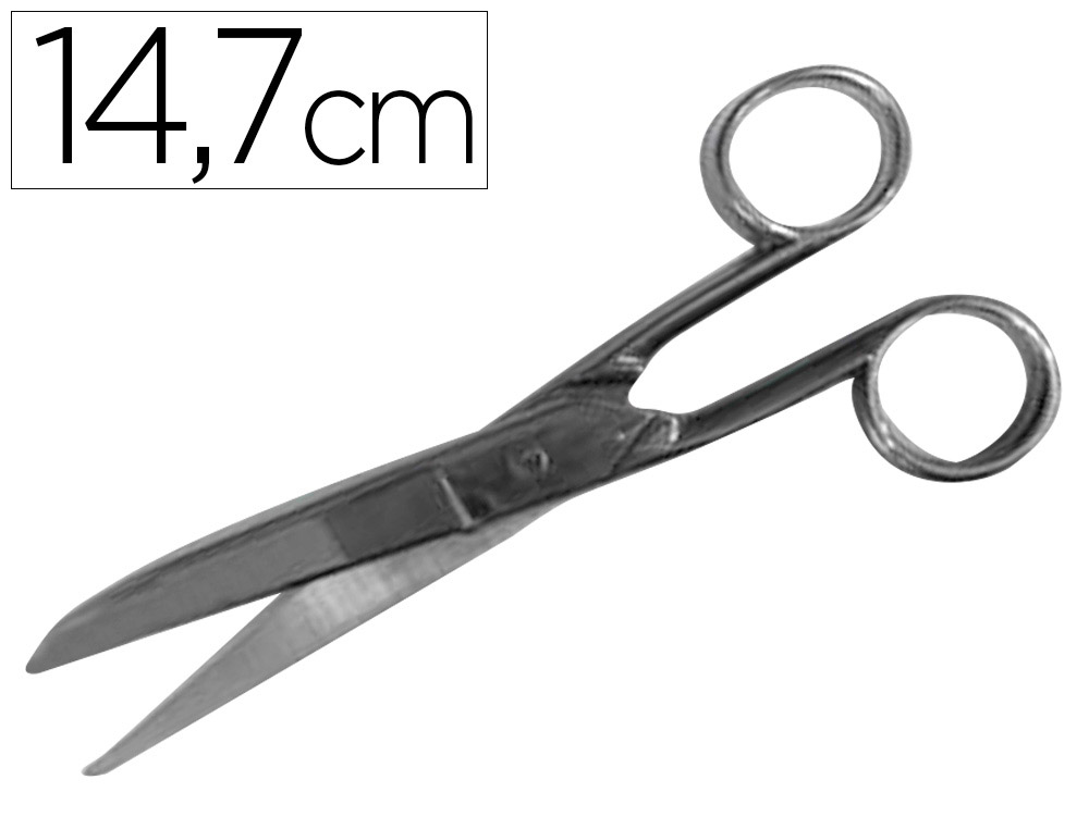 TIJERA OFICINA ACERO INOXIDABLE 5,7